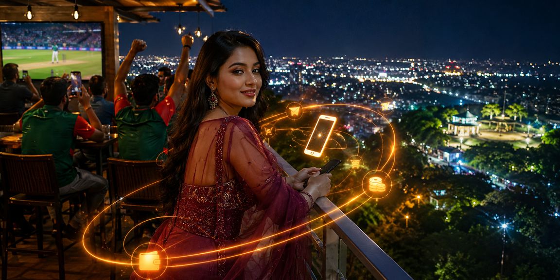 সিলেটে ক্রিকেট বেটিং বাংলাদেশ মডেল স্মার্টফোনে